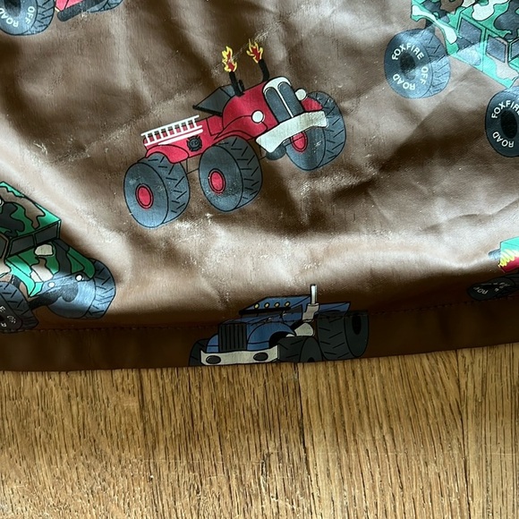 Foxfire for Kids Little Boys Monster Truck Raincoat - Picture 7 of 7